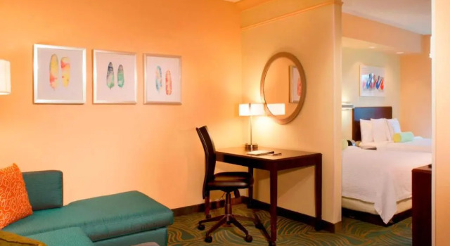 Dwuosobowy suite SpringHill Suites Gainesville