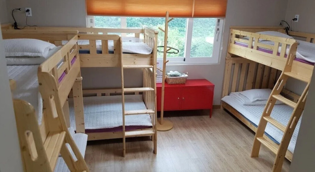 Кровать в общем номере (мужской номер) Dodam Guesthouse - Hostel