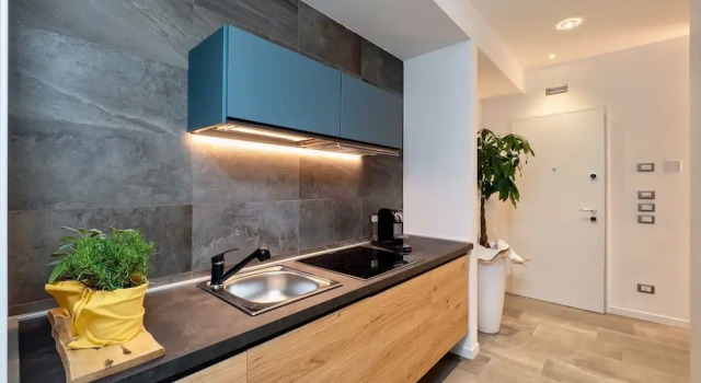 Апартаменты с 2 комнатами с балконом и с видом на город Venice Green Residence