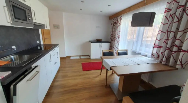 Apartament 1 sypialnia i balkonem i z widokiem na ogród Pension Gabl