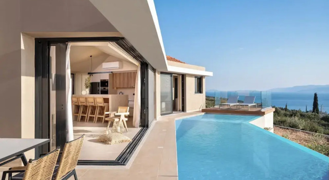 Вилла Superior с видом на море Ino Villas Kefalonia