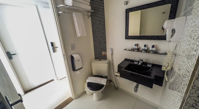 Двухместный номер Comfort рядом с пляжем Grand Hotel Guarujá - A sua Melhor Experiência Beira Mar na Praia