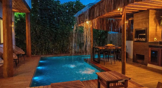 Коттедж с 4 комнатами Casa Araçá Trancoso - Cascata próximo à praia