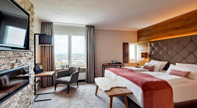 Двухместный номер Standard с видом на сад Burghotel Staufeneck