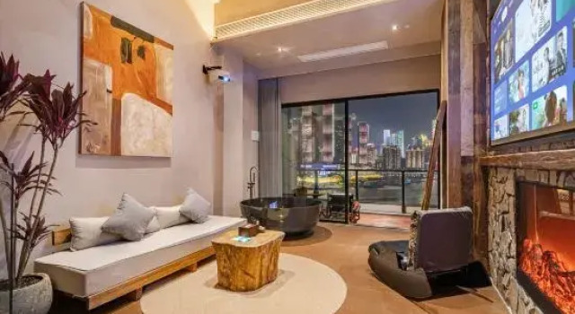 Люкс Luxury 重庆菩夷RiverView设计师度假民宿