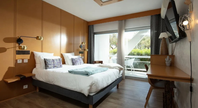 Двухместный номер Superior с частичным видом на море Hôtel Saint-Clair, côté Plage