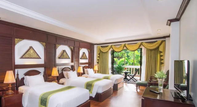 Трёхместный семейный номер Standard с балконом Borei Angkor Resort & Spa