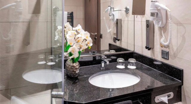 Одноместный номер Comfort с видом на внутренний двор PLAZA Premium Parkhotel Norderstedt