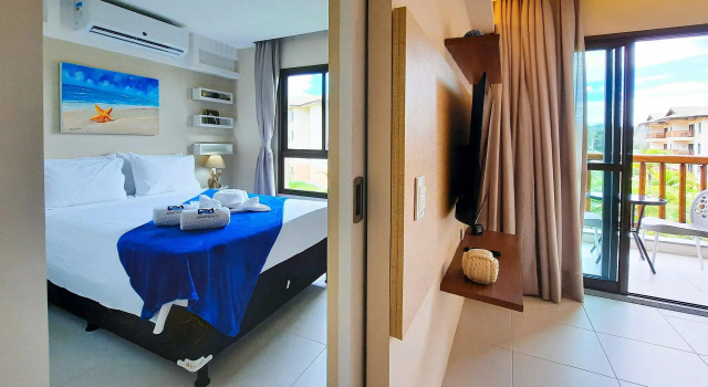 Vg Sun Cumbuco Studio 4 Pessoas Ar E Lavaseca, Rezervovat Hotel Hotely v Bahia se snídaní, Snídaně