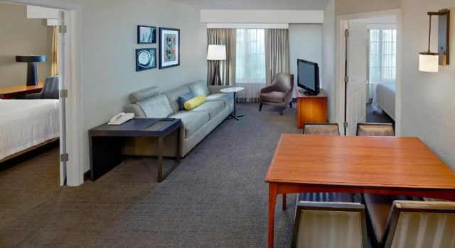 Люкс с 2 комнатами Residence Inn by Marriott Fort Lauderdale Weston