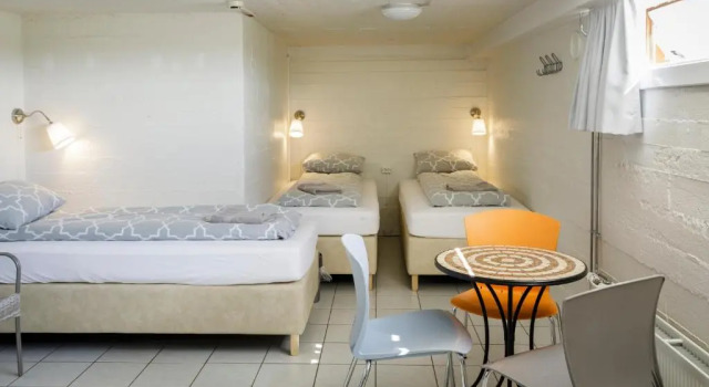 Кровать в общем номере Reykholar HI Hostel