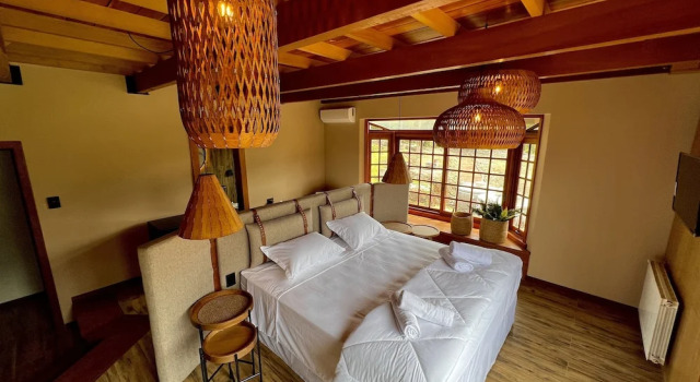 Люкс Deluxe c 1 комнатой с видом на сад WoodStone Hotel Fazenda