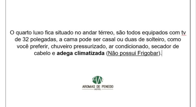 Двухместный номер Standard Hotel Aromas de Penedo