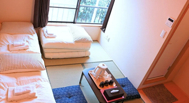 Трёхместный номер Standard Hokusai Shibamata Ryokan