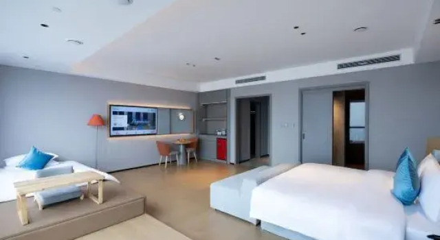 Люкс Luxury с красивым видом из окна Pagoda Hotel Chongqing Jiefangbei Hongya Cave