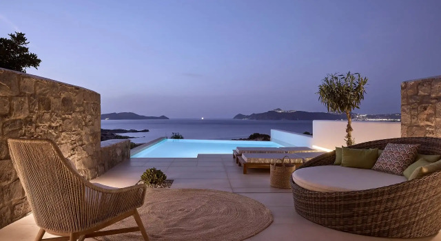 Люкс Hotel Milos Sea Resort