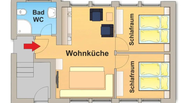 Апартаменты Standard Appartements Stocker - Zur Schmiede
