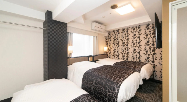 Трёхместный номер APA Hotel Kyoto Ekimae