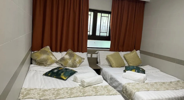Standardowy czteroosobowy pokój Kong Hing Guest House