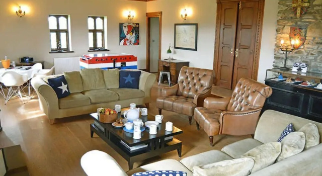 An enchanting Grade II listed 18th century bailey castle with wonderful 360 degree views