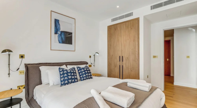 Клубные апартаменты с 2 комнатами Boutique 2 Bed King's Cross Modern Apartment