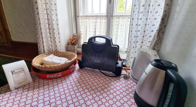 Кровать в общем номере B&B Pod Skalo