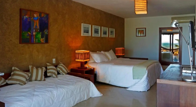 Трёхместный номер Standard с видом на море Hotel Maitei