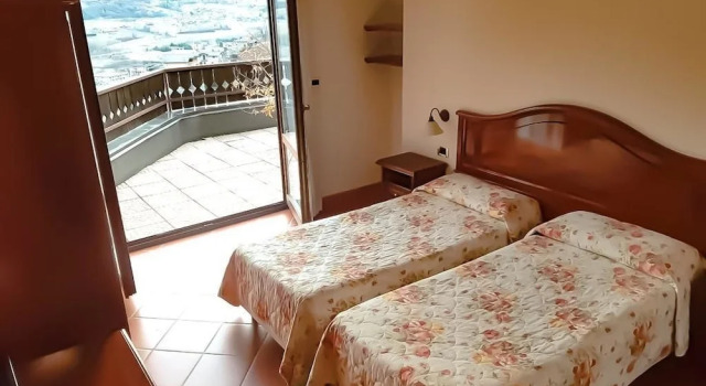 Двухместный номер Business с балконом и с видом на горы Hotel Panoramique