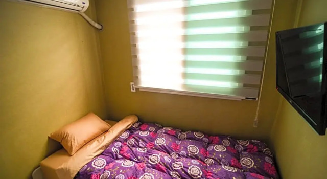 Кровать в общем номере Yakorea Hostel Dongdaemun