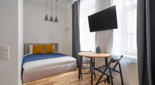 Lacplesa24 - Modern Studios in Riga City Center, Забронировать Апартаменты/квартира Апартаменты Риги, рядом с Академия Наук Латвии, Апартаменты/квартира