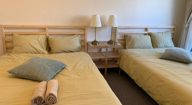 2 Double Bed Heart of Shibuya Up to 4ppl
