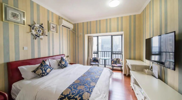 Двухместный номер Deluxe с видом на реку Pazhou Laiste International ApartHotel Canton Fair Complex Branch
