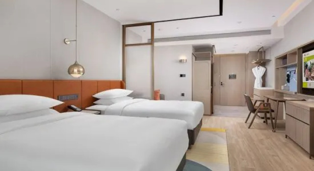 Четырёхместный люкс с видом на реку Home2 Suites by Hilton Kashi City