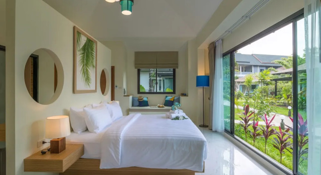 Вилла с балконом и с видом на парк Aonang Eco Villa