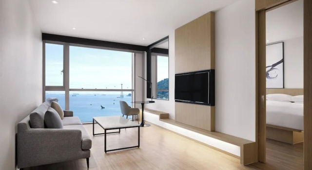 Номер Standard c 1 комнатой с видом на океан Fairfield by Marriott Busan Songdo Beach