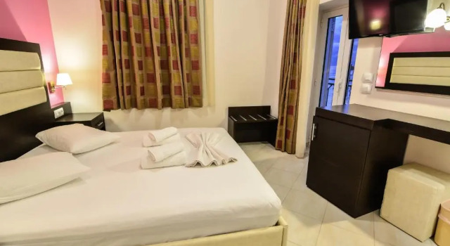 Двухместный номер Standard с балконом и с видом на море Hotel Kyani Akti
