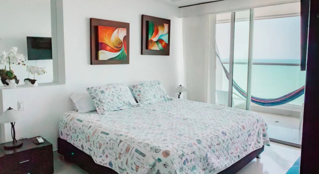 Двухместный люкс с балконом и рядом с пляжем Playa Cartagena Apartments