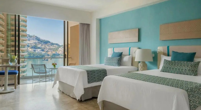 Двухместный номер Deluxe с частичным видом на океан Grand Hotel Acapulco