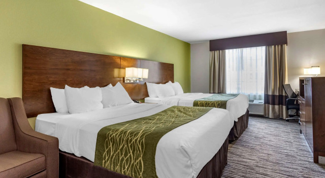 Четырёхместный номер Standard Comfort Inn & Suites North Little Rock JFK Blvd