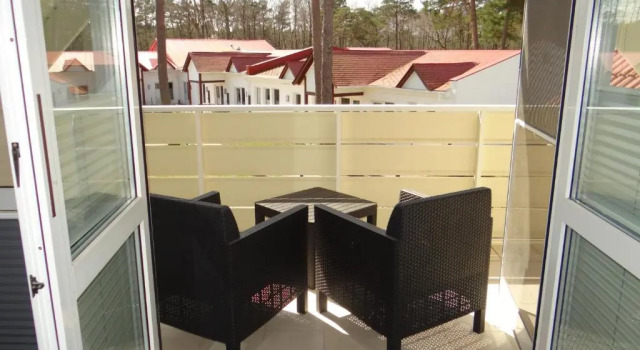Апартаменты с балконом Ferienanlage Haus hinter den Dünen