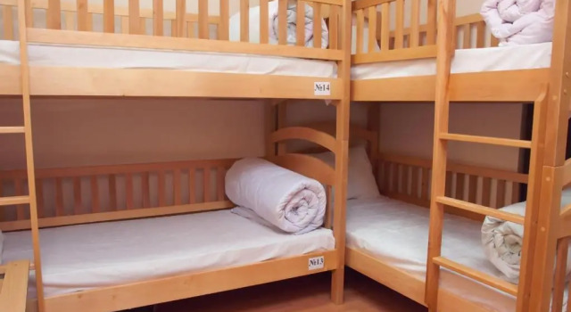 Bett im Wohnheim Globus Hostel