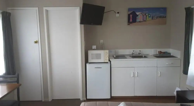 Студия с красивым видом из окна Palm Motel Waihi