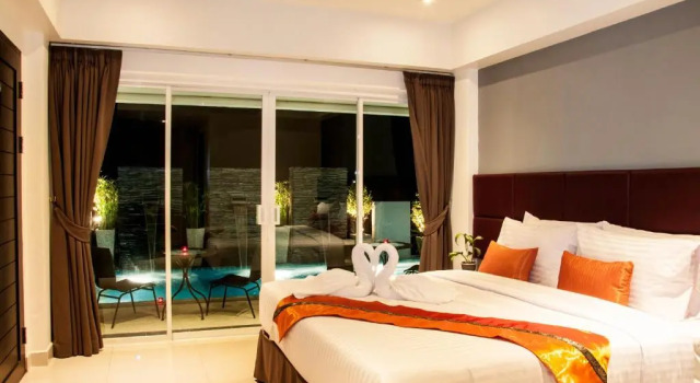 Двухместный номер Deluxe с видом на бассейн Amin Resort