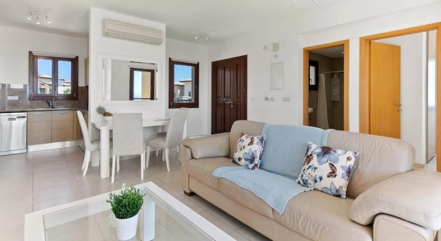 One Bedroom Apartment Pyrgos Cc12 Beautiful sea and Sunset Views, Book Apartment SPA Hotels in Kouklia, SPA