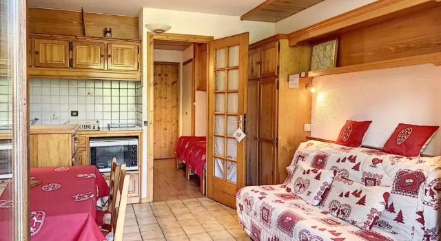 Studio Combloux, 1 pièce, 3 personnes - FR-1-560-77, Buchen Sie Ferienwohnung Combloux Evasion Mont-Blanc