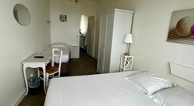 Семейный номер Standard с видом на море Hôtel De La Mer - Deauville Blonville - Boutique Hôtel de charme vue Mer ou Campagne - Accès direct plage