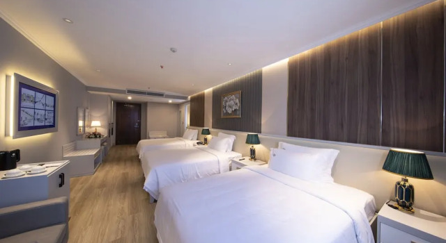 Трёхместный номер Deluxe с видом на город MerPerle Dalat Hotel