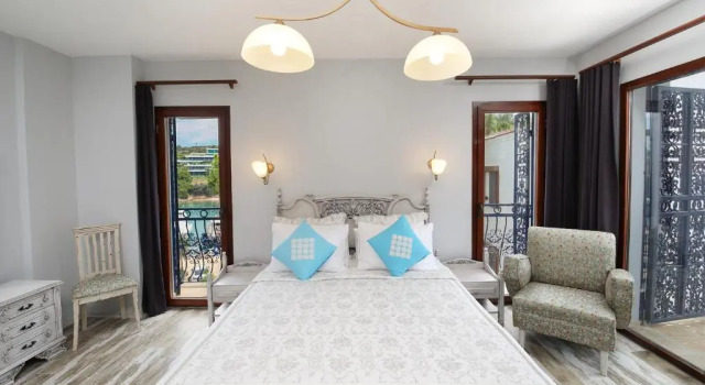 Двухместный номер Standard с балконом и с видом на море Mai Sema Otel Dalyan