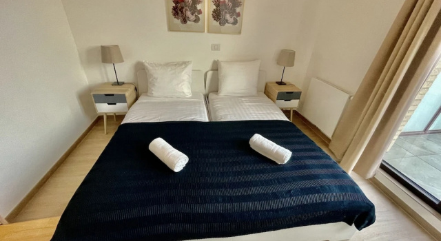 Апартаменты c 1 комнатой с балконом OneLuxStay near Diamond District