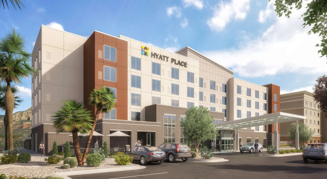 Hyatt Place St George/Convention Center, Забронировать Отель Сент-Джордж Национальный парк Зайон